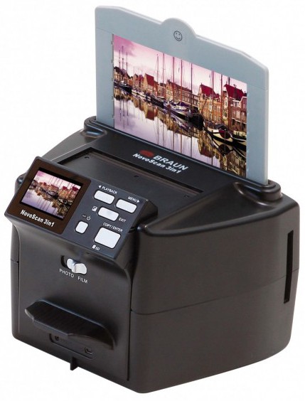braun novoscan 3-in-1 film and photo scanner for mac