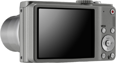 Samsung WB690 Silber Rückseite Display